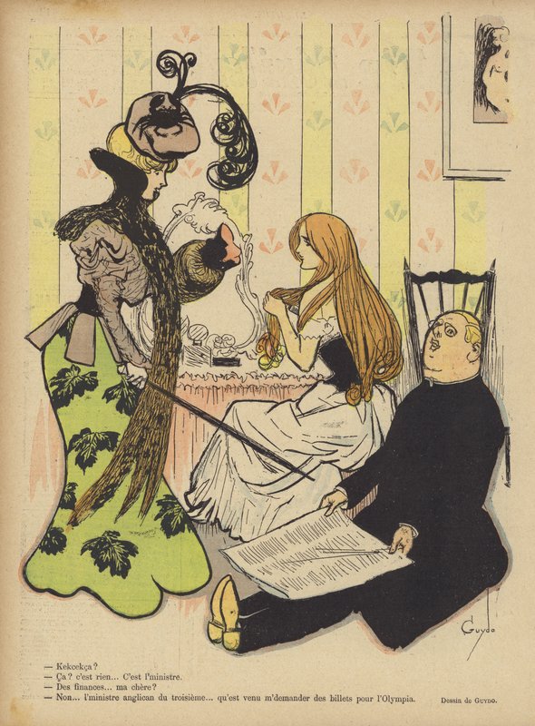 رسم توضيحي لـ Le Rire بواسطة Guillaume Le Barrois dOrgeval