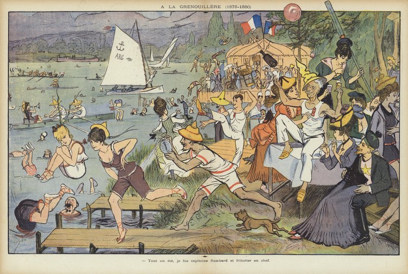 رسم توضيحي لـ Le Rire بواسطة Guillaume Le Barrois dOrgeval