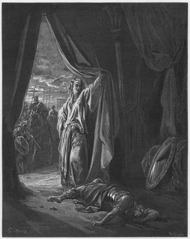 غوستاف دوري الكتاب المقدس: Jael و Sisera بواسطة غوستاف دور