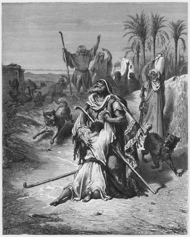 غوستاف دوري الكتاب المقدس: الابن الضال في أحضان والده بواسطة غوستاف دور