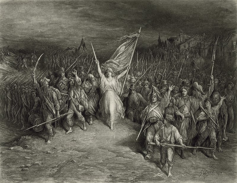 La Marseillaise (الحفر الضوئي) بواسطة غوستاف دور