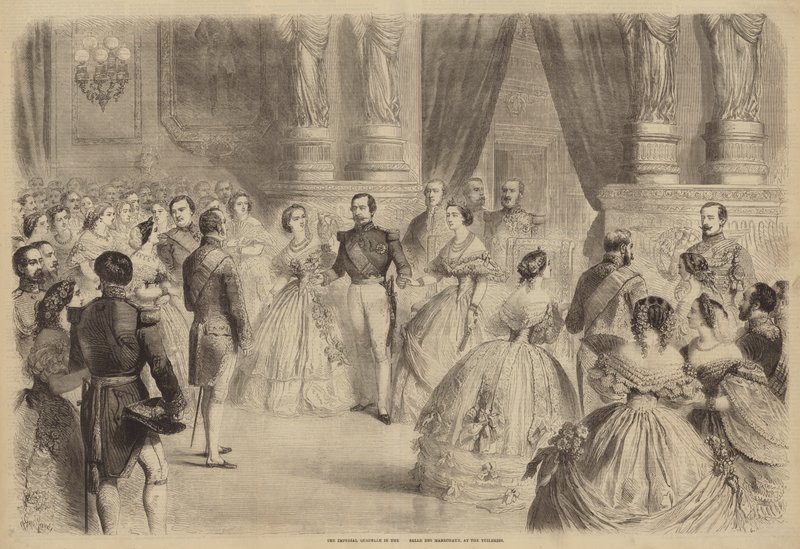 الإمبراطورية Quadrille في Salle des Marechaux ، في التويلري بواسطة جوستاف جانيت