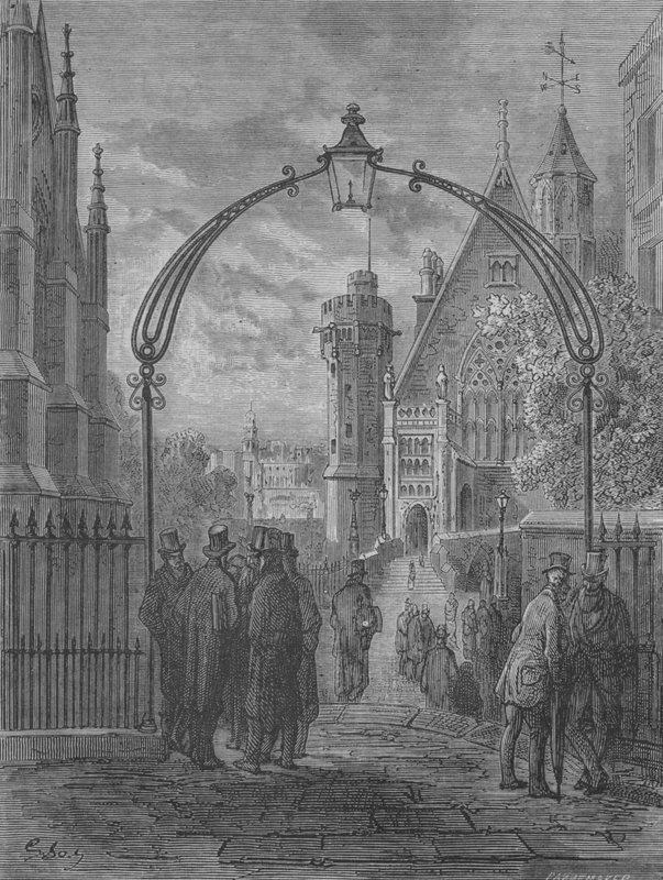 Allee Des Avocats At Temple-Bar بواسطة غوستاف بعد دوري
