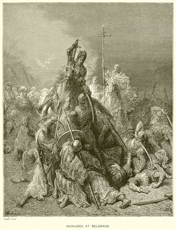 Huniades في بلغراد بواسطة غوستاف دور