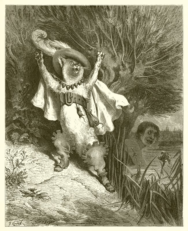 في جزمة ، c.1868 بواسطة غوستاف دور