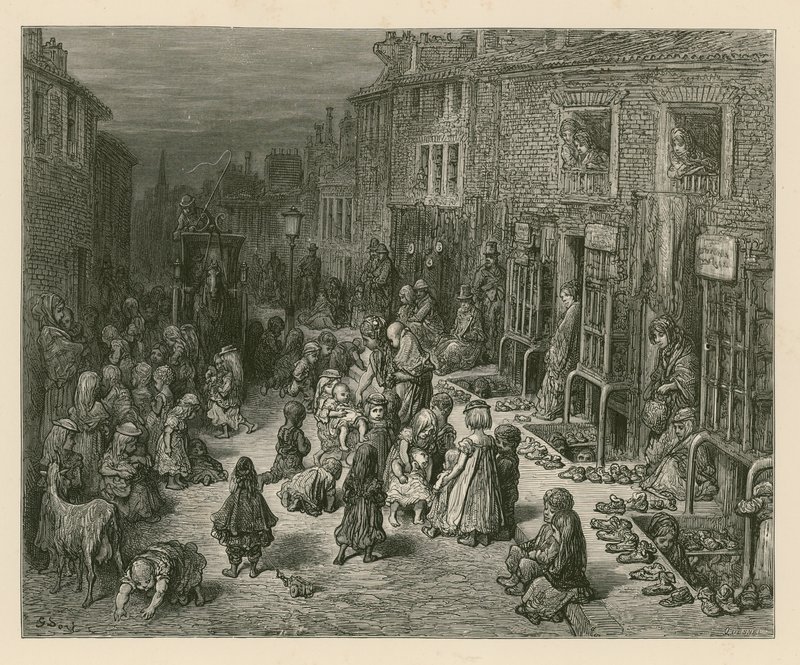 Seven Dials ، لندن بواسطة غوستاف دور