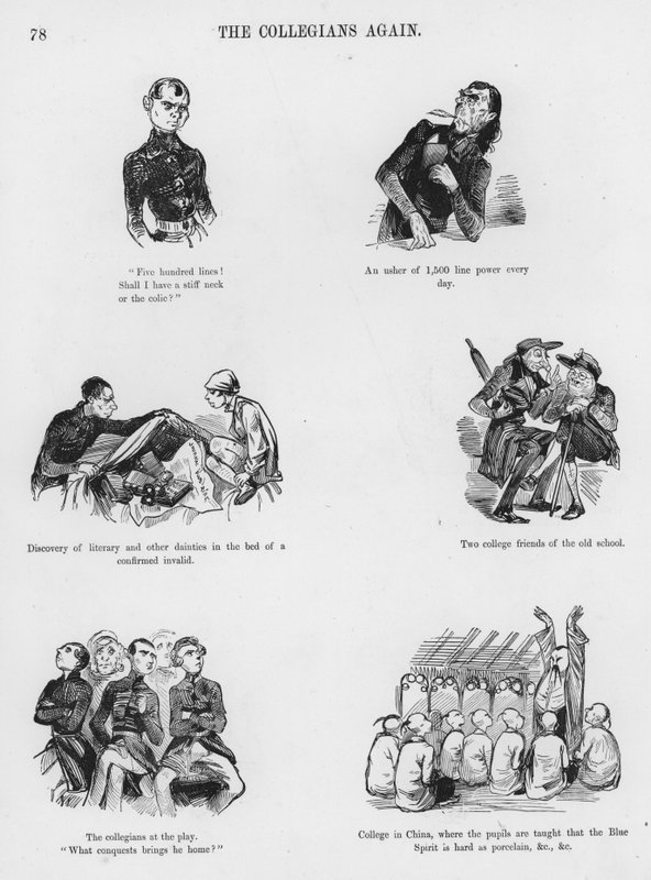 Sketches Humorous and Grotesque by Gustave Dore (engraving) بواسطة غوستاف دور