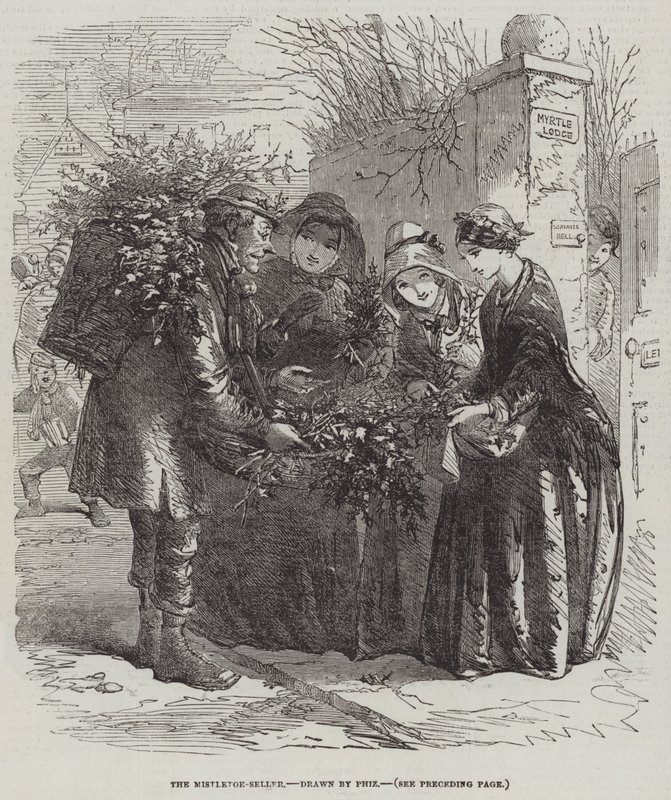 The Mistletoe-Seller بواسطة هابلوت نايت براون