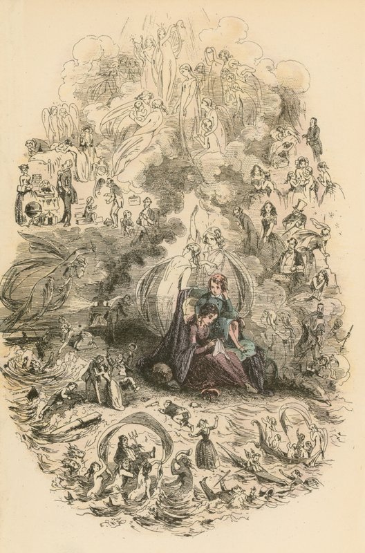 رسم توضيحي لـ Dombey and Son بواسطة هابلوت نايت براون