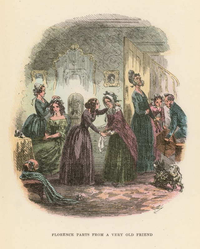 رسم توضيحي لـ Dombey and Son بواسطة هابلوت نايت براون