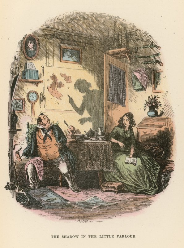 رسم توضيحي لـ Dombey and Son بواسطة هابلوت نايت براون