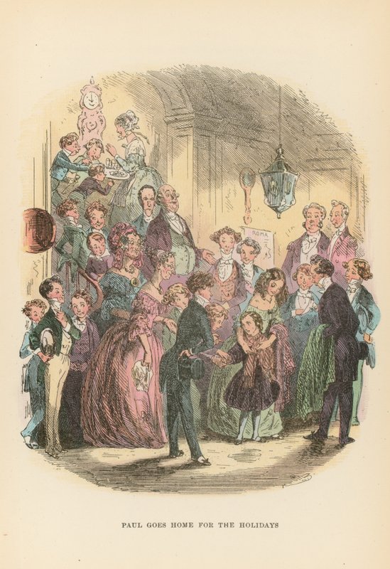 رسم توضيحي لـ Dombey and Son بواسطة هابلوت نايت براون
