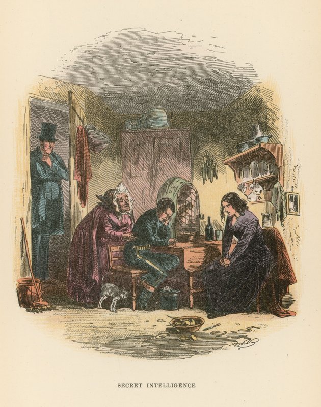 رسم توضيحي لـ Dombey and Son بواسطة هابلوت نايت براون