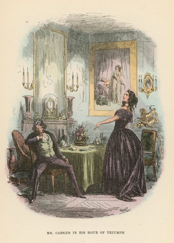 رسم توضيحي لـ Dombey and Son بواسطة هابلوت نايت براون