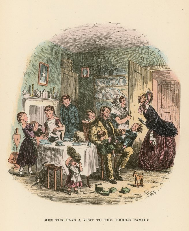 رسم توضيحي لـ Dombey and Son بواسطة هابلوت نايت براون