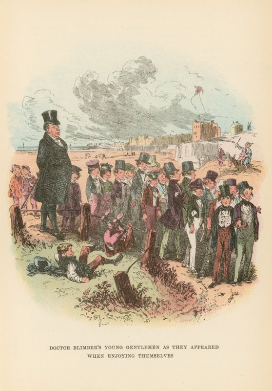 رسم توضيحي لـ Dombey and Son بواسطة هابلوت نايت براون