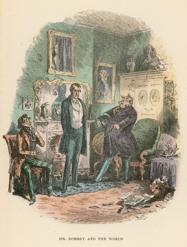رسم توضيحي لـ Dombey and Son بواسطة هابلوت نايت براون