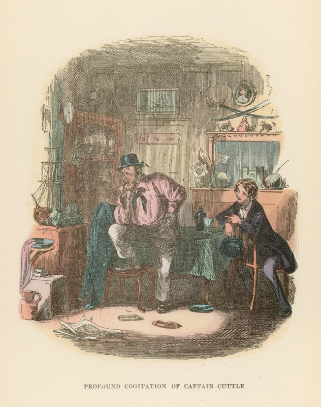 رسم توضيحي لـ Dombey and Son بواسطة هابلوت نايت براون