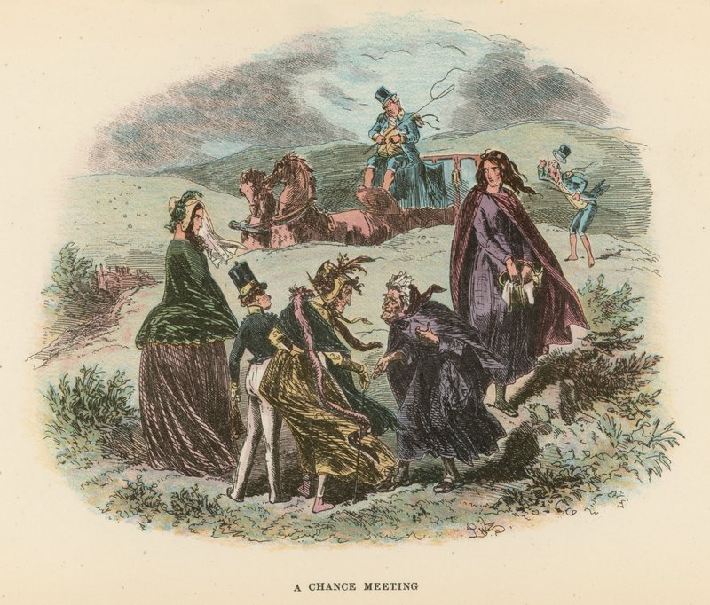 رسم توضيحي لـ Dombey and Son بواسطة هابلوت نايت براون