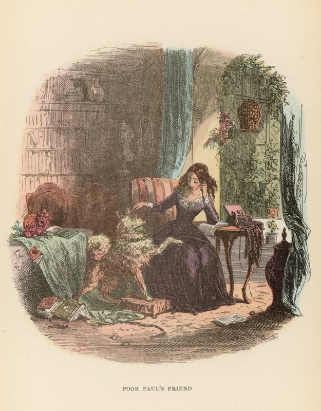 رسم توضيحي لـ Dombey and Son بواسطة هابلوت نايت براون