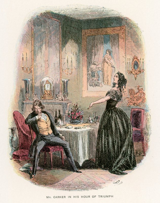 رسم توضيحي لـ Dombey and Son بواسطة هابلوت نايت براون
