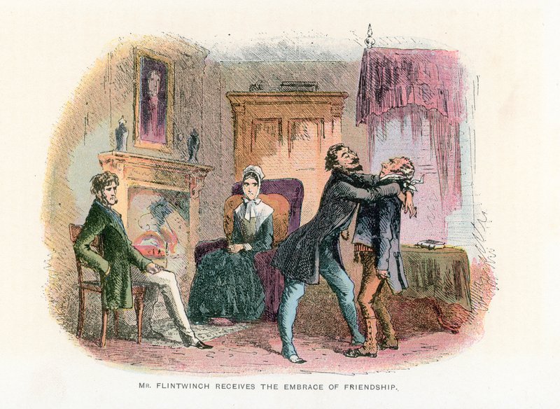 رسم توضيحي لـ Little Dorrit بواسطة هابلوت نايت براون