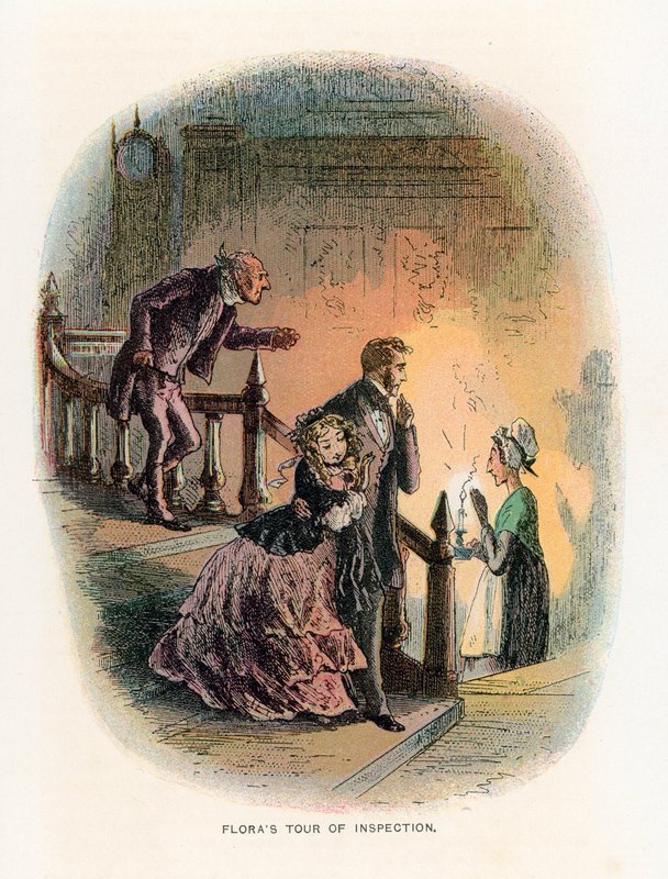 رسم توضيحي لـ Little Dorrit بواسطة هابلوت نايت براون