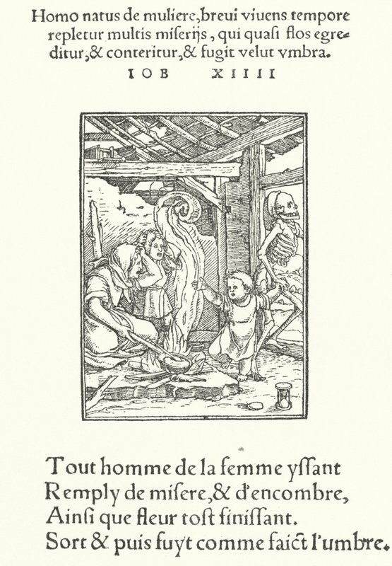 The Mother and Young Child (engraving) بواسطة هانز (بعد) هولبين الأصغر
