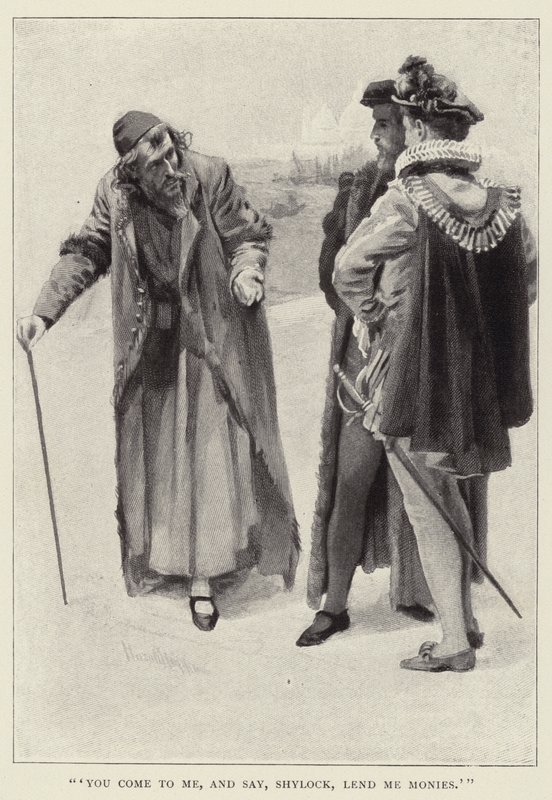 تعال إلي ، وتقول ، Shylock ، أقرضني الأموال بواسطة هارولد كبينج