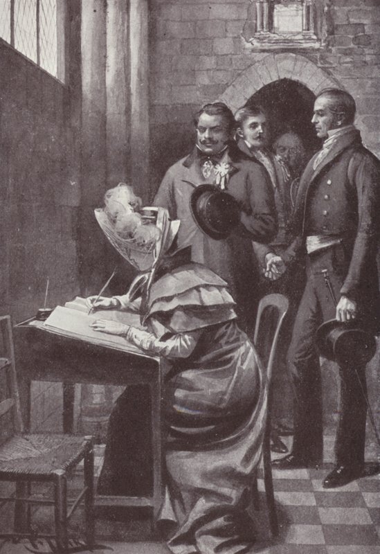 رسم توضيحي لـ Vanity Fair بواسطة William Makepeace Thackeray (litho) بواسطة هارولد هيوم بيفارد