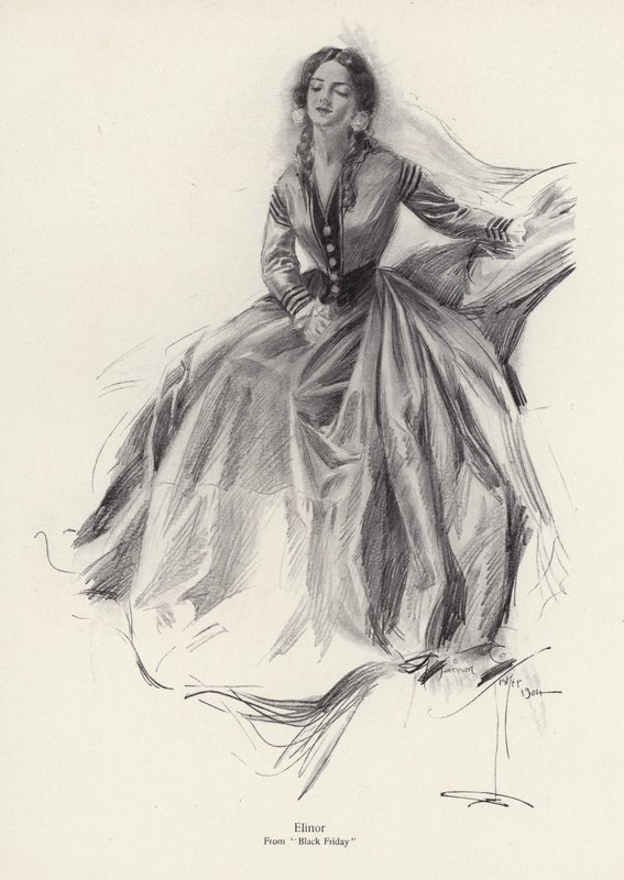 شخصية Elinor من Black Friday (litho) بواسطة هاريسون فيشر