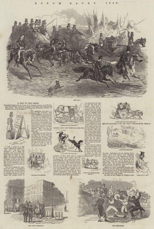 سباقات إبسوم 1849 بواسطة هاريسون ويليام وير