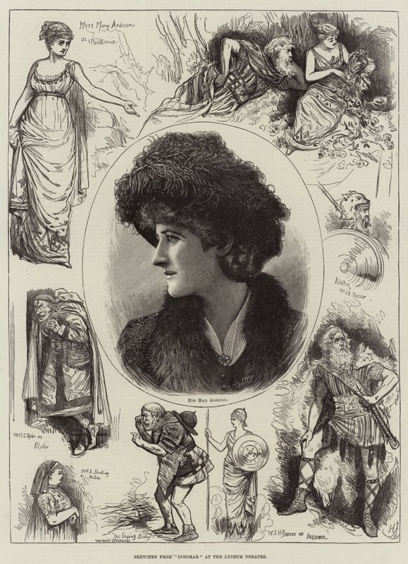 اسكتشات من Ingomar في مسرح Lyceum بواسطة هاري فورنيس