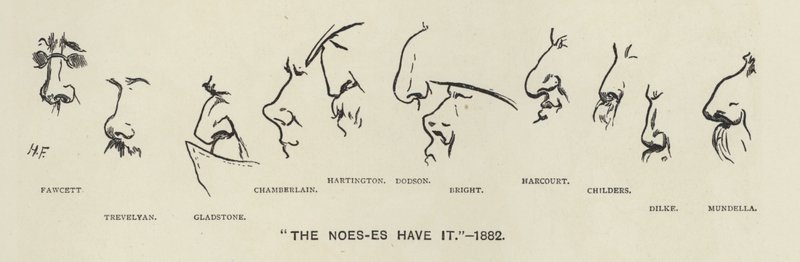 Noes-es (أي أنوف السياسيين) لديهم - 1883 (litho) بواسطة هاري فورنيس