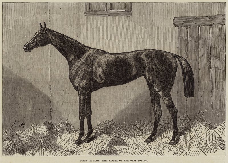 Fille de l&39;Air ، الفائز في The Oaks لعام 1864 بواسطة هاري هول
