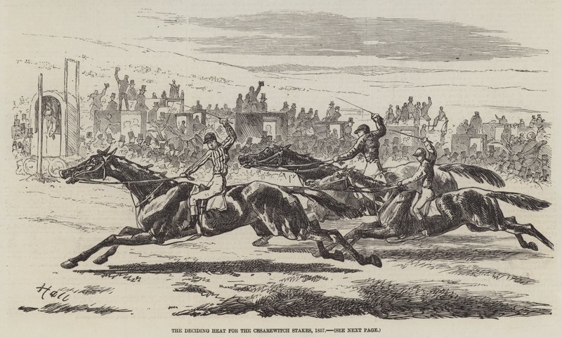 الحرارة الحاسمة لرهانات سيزارويتش ، 1857 بواسطة هاري هول