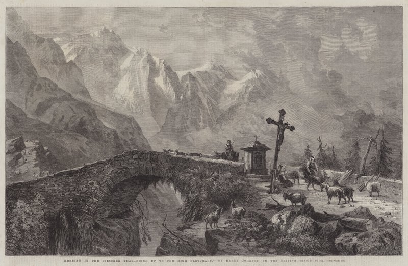 صباحًا في Viescher Thal ، الصعود إلى المرعى العالي بواسطة هاري جون جونسون