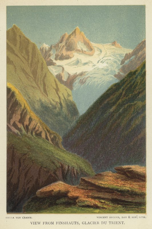 مشهد من Finshauts ، Glacier du Trento بواسطة Helga von Cramm