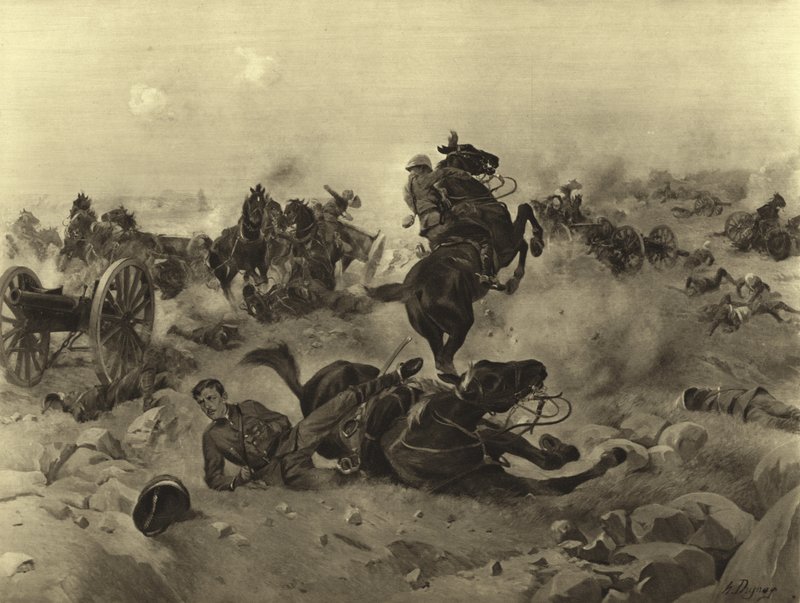 معركة كولنسو ، 1899 (الحفر) بواسطة هنري لويس دوبراي