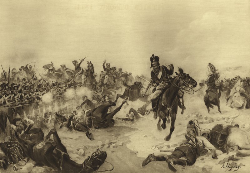 معركة فوينتيس دي أونورو ، 1811 (الحفر) بواسطة هنري لويس دوبراي