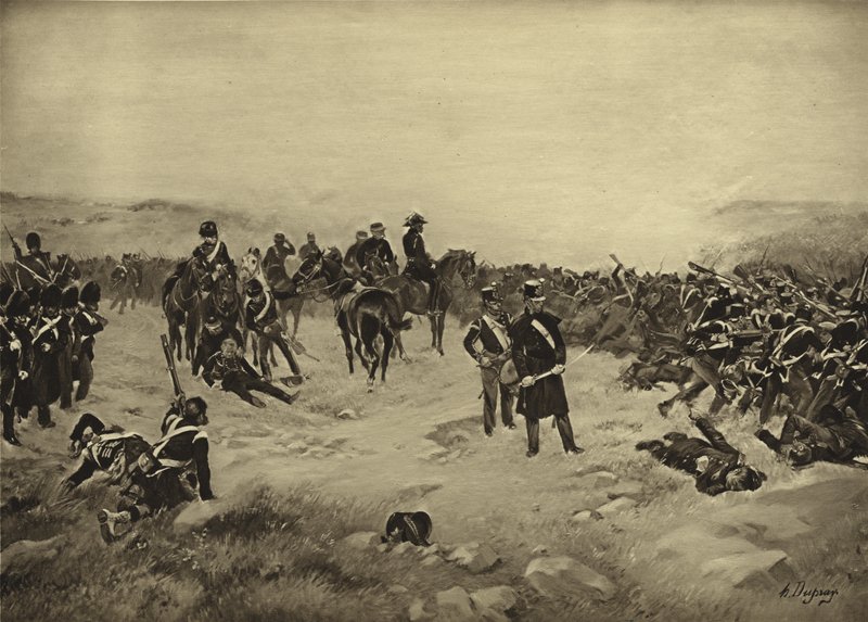 معركة إنكرمان ، 1854 (الحفر) بواسطة هنري لويس دوبراي