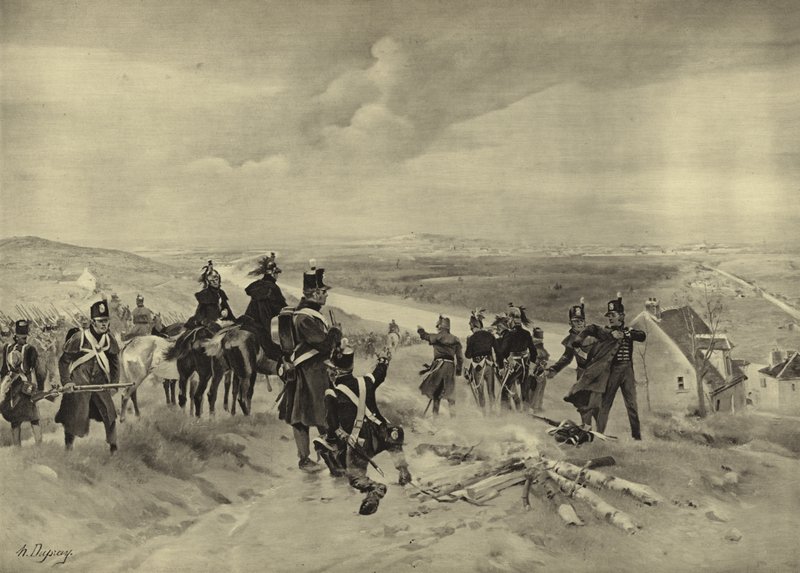 معركة سانت كلاود ، 1814 (الحفر) بواسطة هنري لويس دوبراي