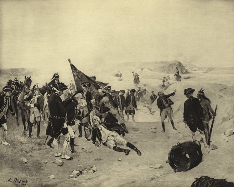 حصار كيبيك ، 1759 (الحفر) بواسطة هنري لويس دوبراي