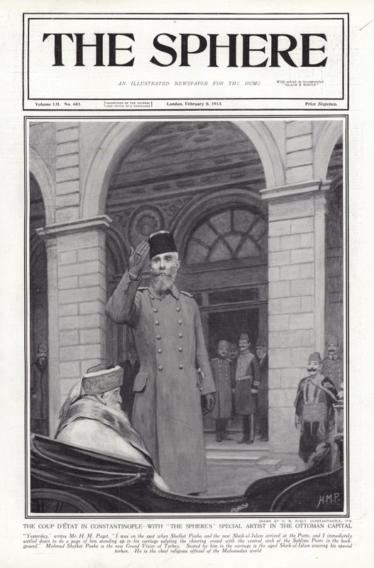 انقلاب في القسطنطينية ، تركيا ، 1913 بواسطة هنري ماريوت باجيت