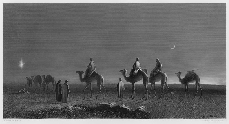 النجم في الشرق ، من الصورة في المجموعة الملكية بواسطة هنري بعد وارن