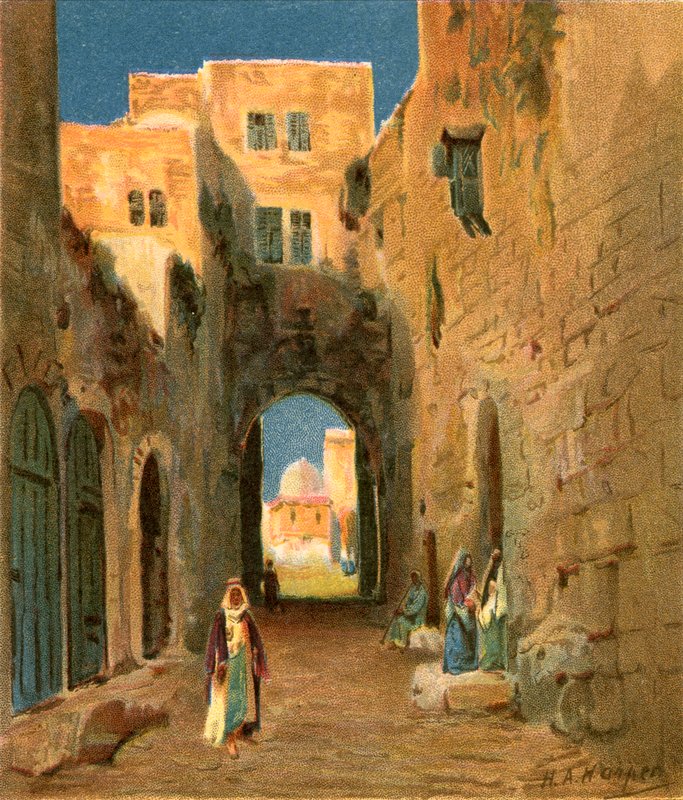 شارع في القدس بواسطة هنري أندرو هاربر