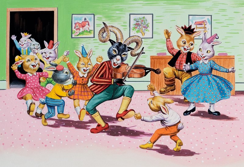 حفلة في بيت Brer Rabbit بواسطة هنري تشارلز فوكس