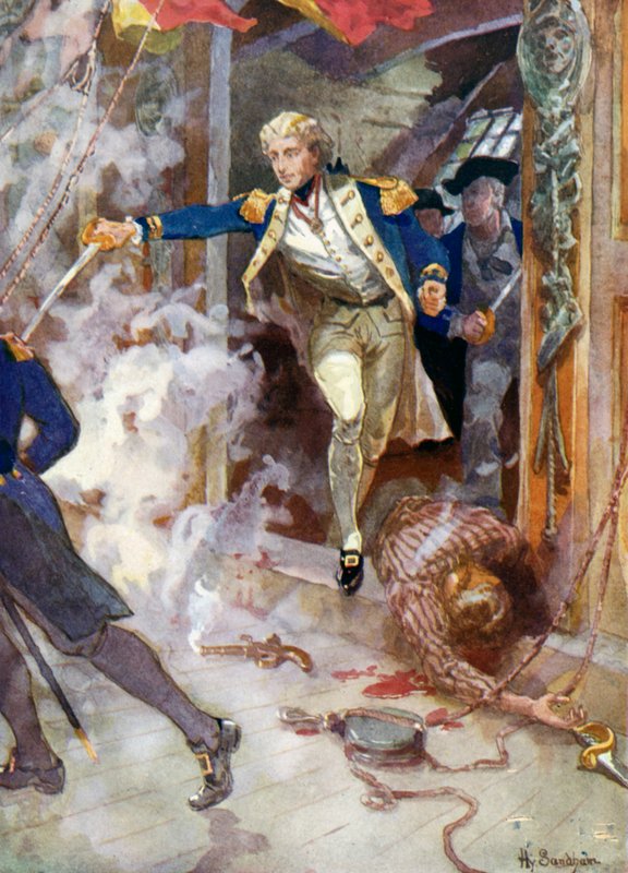 The Battle of St Vincent بواسطة هنري ساندهام