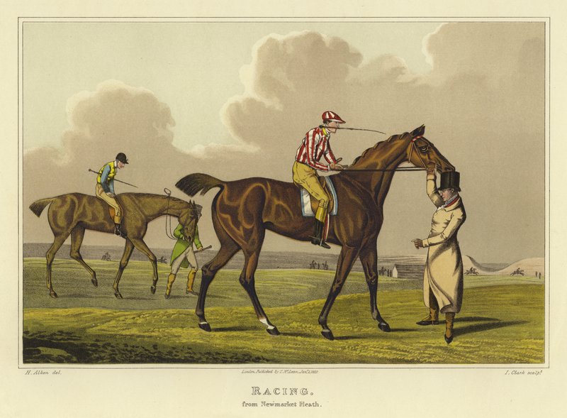السباق (chromolitho) بواسطة هنري توماس الكين
