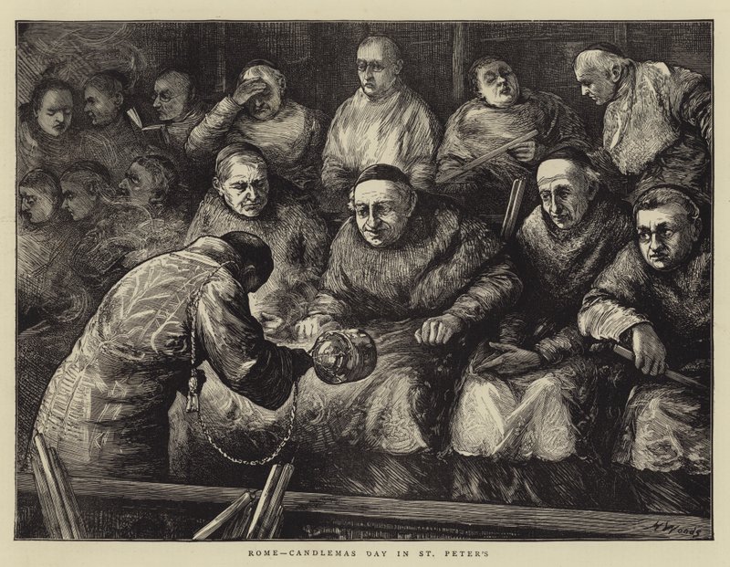 روما ، يوم Candlemas في سانت بيتر بواسطة هنري وودز